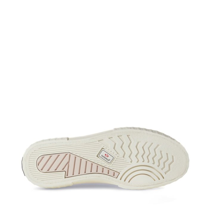 Superga Sale 2631 Stripe Platform Pink Almond