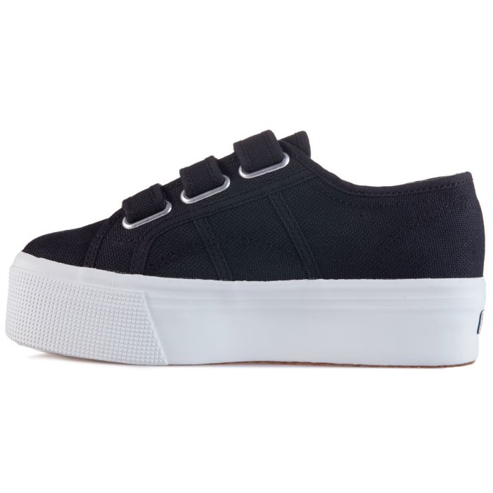 Superga Sale 2790 Straps Black-Fwhite