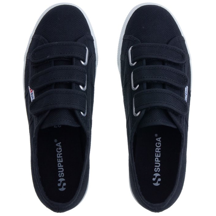 Superga Sale 2790 Straps Black-Fwhite
