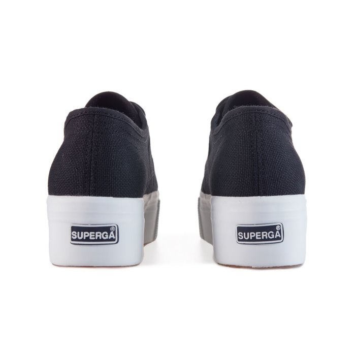 Superga Sale 2790 Straps Black-Fwhite