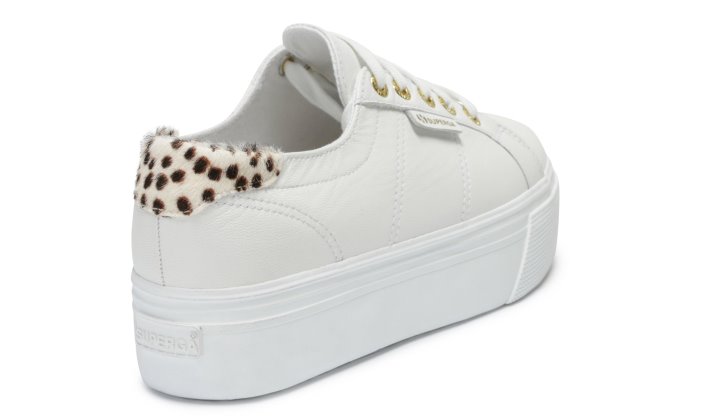 Superga Sale 2790 Goatnappaleaw Pony Hair White-Dalmation