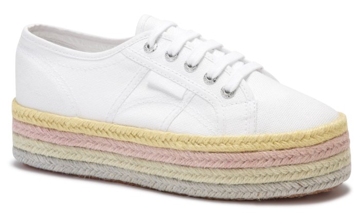 Superga Sale 2790-Cotcoloropew White-Lemonade-Palelilac