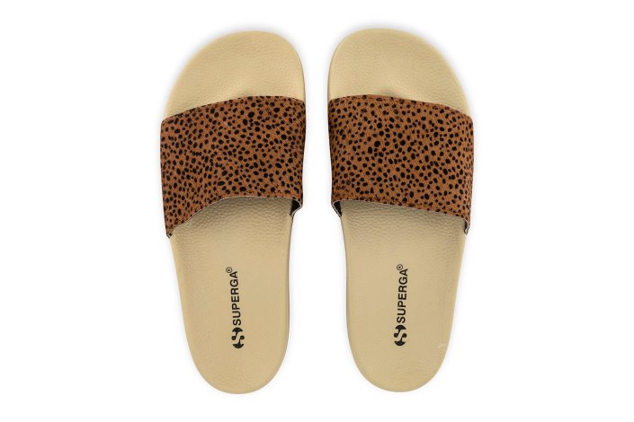 Superga Sale 1908 Printed Calfhair Beige Light Dalmation