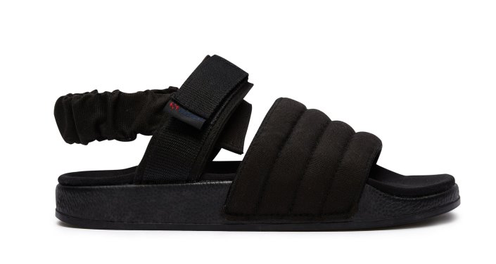 Superga Sale 1911 Sandal Quilted Organic Ca Black