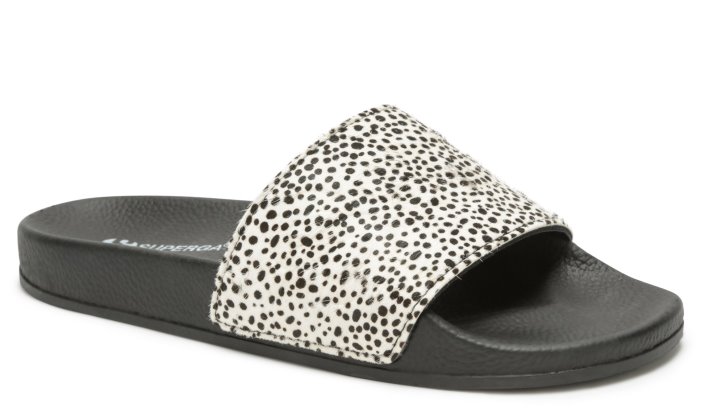 Superga Sale 1908 Printed Calfhair Black Dalmation