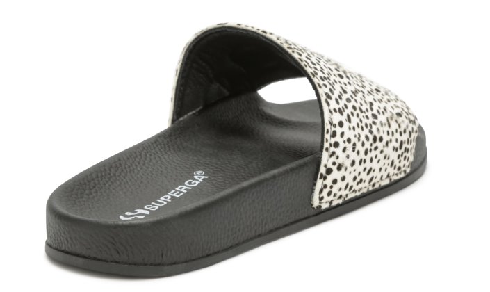 Superga Sale 1908 Printed Calfhair Black Dalmation