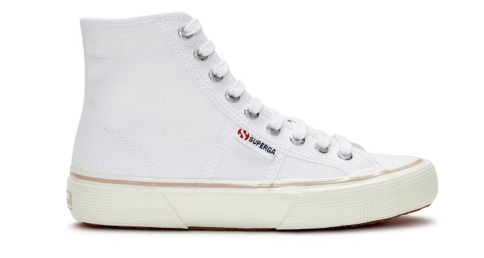 Superga Sale 2494 Bold White-Pink Skin