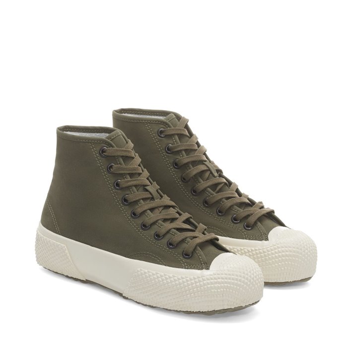 Superga Sale 2435 Collect M51 Military Park Military Green-Off White