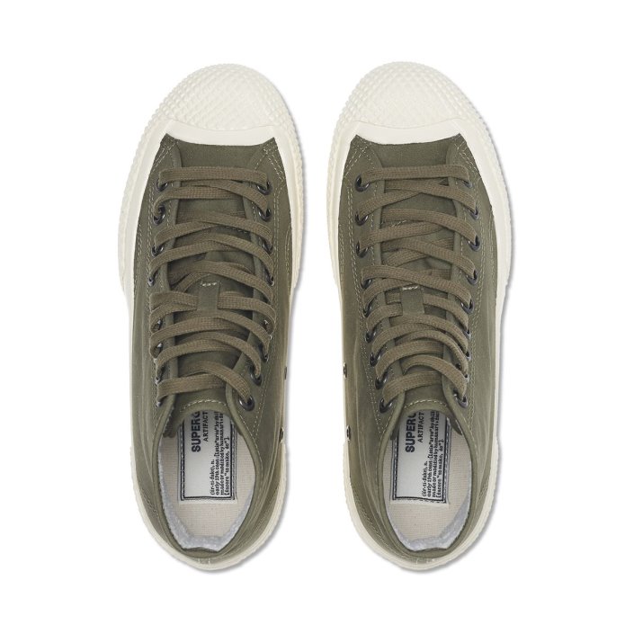 Superga Sale 2435 Collect M51 Military Park Military Green-Off White
