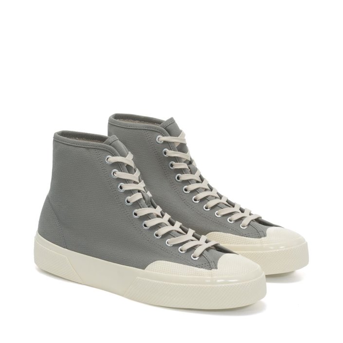 Superga Sale 2433 Workwear Grey Dk-Off White