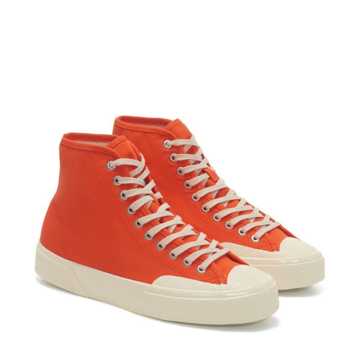 Superga Sale 2433 Workwear Orange-Off White
