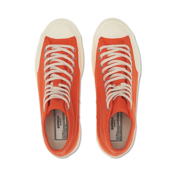 Superga Sale 2433 Workwear Orange-Off White