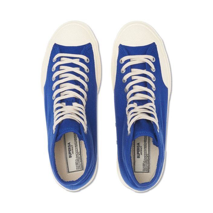 Superga Sale 2433 Workwear Blue Chambary-Off White
