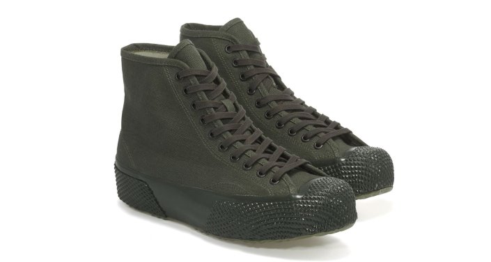 Superga Sale 2435-Deadstock French Cotton Green-Green Dk