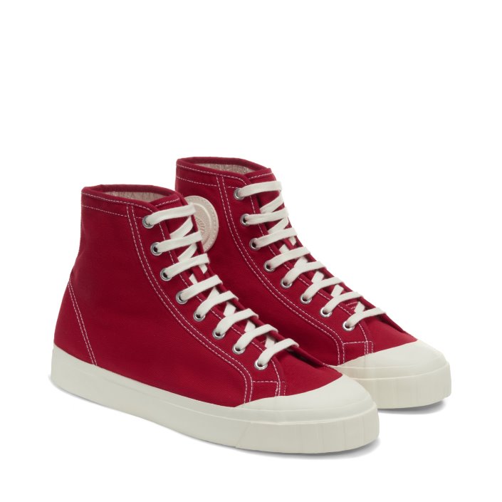 Superga Sale 3192 Campionato Basket Red Flame-White