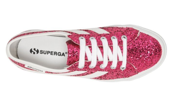 Superga Sale 2953-Glitterw Fuchsia