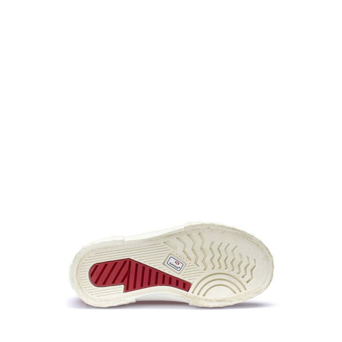 Superga Sale 2630 Kids Stripe Straps Red Flame