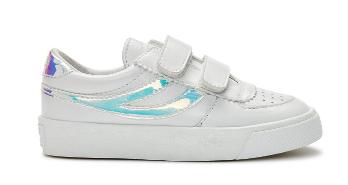 Superga Sale 2846 Kids Seattle Straps Opale White Opalescent
