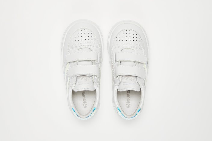 Superga Sale 2846 Kids Seattle Straps Opale White Opalescent