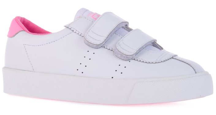 Superga Sale 2843 Kids Club S Straps Action White-Cotton Candy