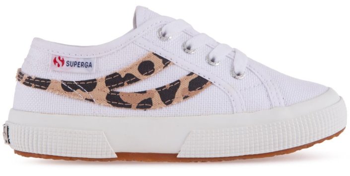 Superga Sale 2953 Swallow Tail Cotton Leopa White-Leopard