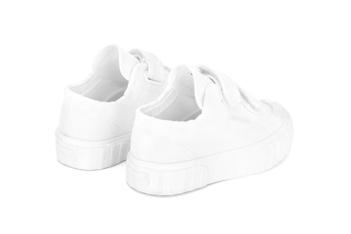 Superga Sale 2630 Kids Stripe Straps Total White-White