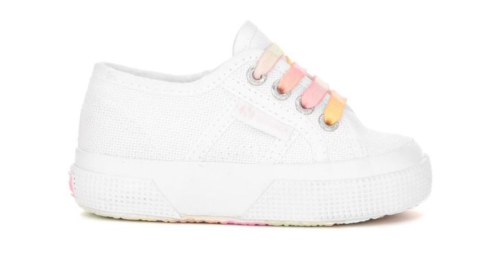 Superga Sale 2750 Kids Shaded Lace White-Candy Multicolor