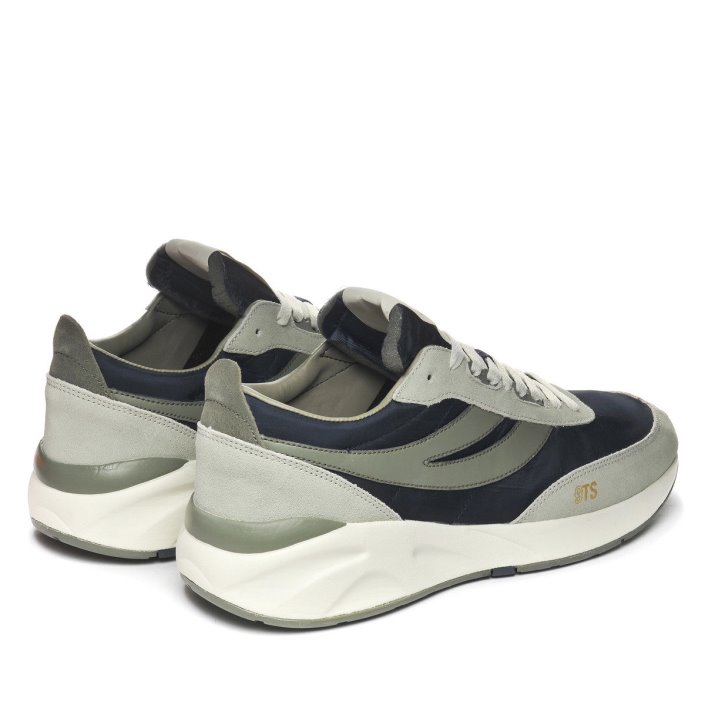 Superga Sale 4089 Training 9Ts Slim Agate Grey-Green Safari-Blue G