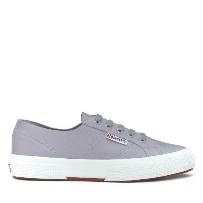 Superga Sale 2750 Unlined Nappa Blue Lt Grey-F Avorio