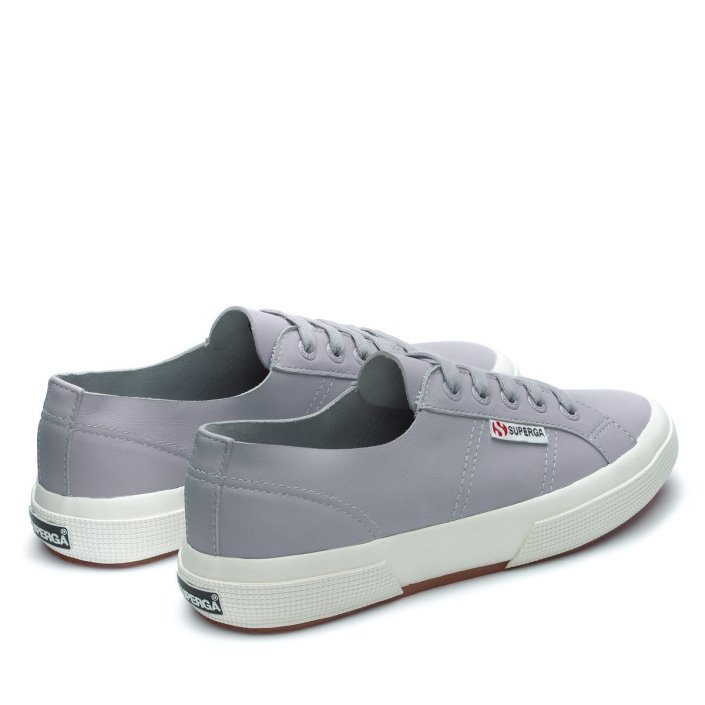 Superga Sale 2750 Unlined Nappa Blue Lt Grey-F Avorio