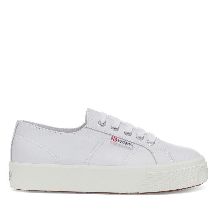 Superga Sale 2730 Nappa Optical White-Silver-F Avorio