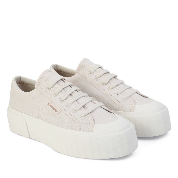 Superga Sale 2631 Stripe Platform Organic Natural Dye Dried Magenta Leaves