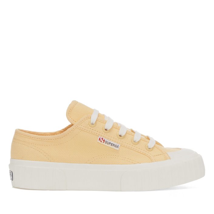 Superga Sale 2630 Cotu Yellow Lt - F Avorio
