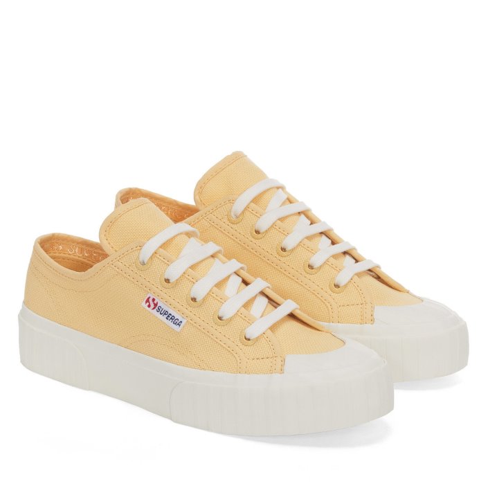 Superga Sale 2630 Cotu Yellow Lt - F Avorio