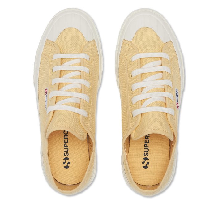 Superga Sale 2630 Cotu Yellow Lt - F Avorio