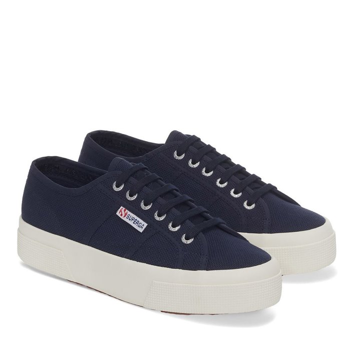Superga Sale 2740 Platform Navy-F Avorio