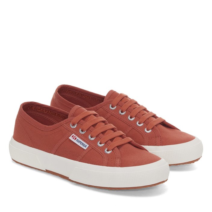 Superga Sale 2750 Cotu Classic Brown Reddish-F Avorio