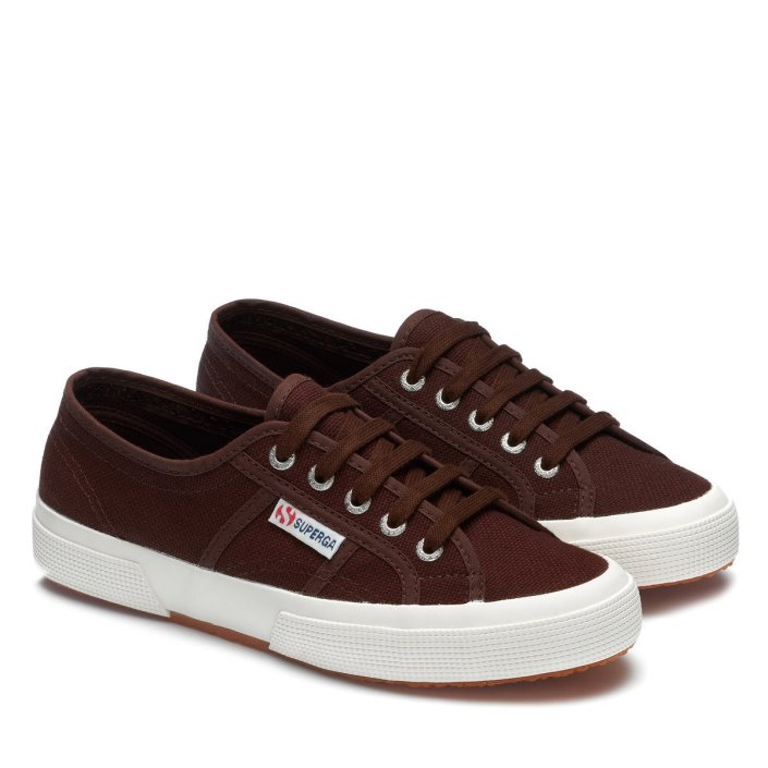 Superga Sale 2750 Cotu Classic Brown Plum F Avorio