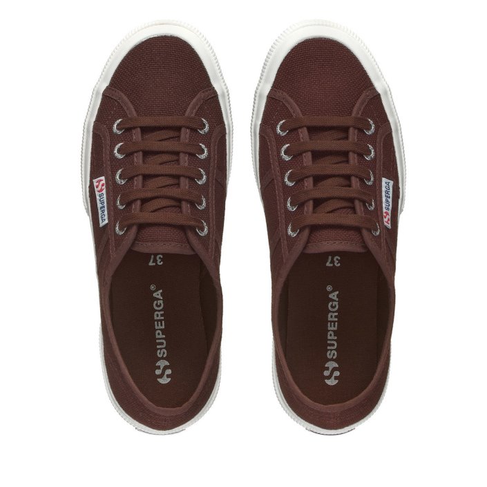 Superga Sale 2750 Cotu Classic Brown Plum F Avorio