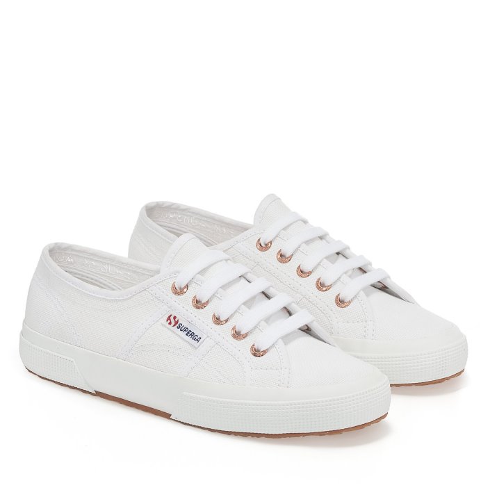 Superga Sale 2750 Cotu Classic White-Rose Gold