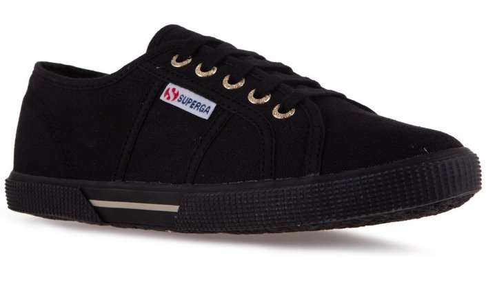 Superga Sale 2950 Cotu Black-Pale Gold