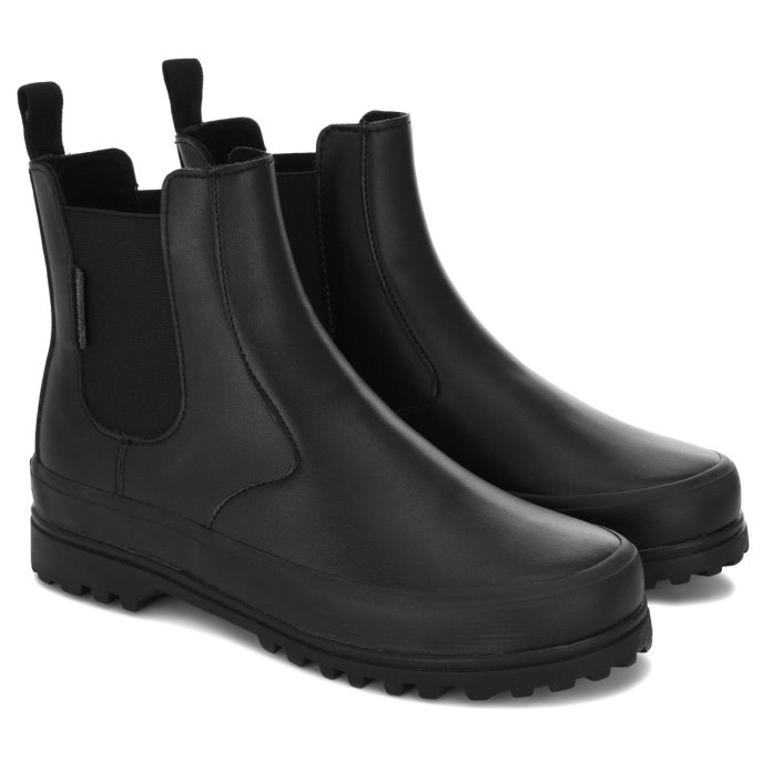 Superga Sale 2678 Alpina Faux Leather Total Black