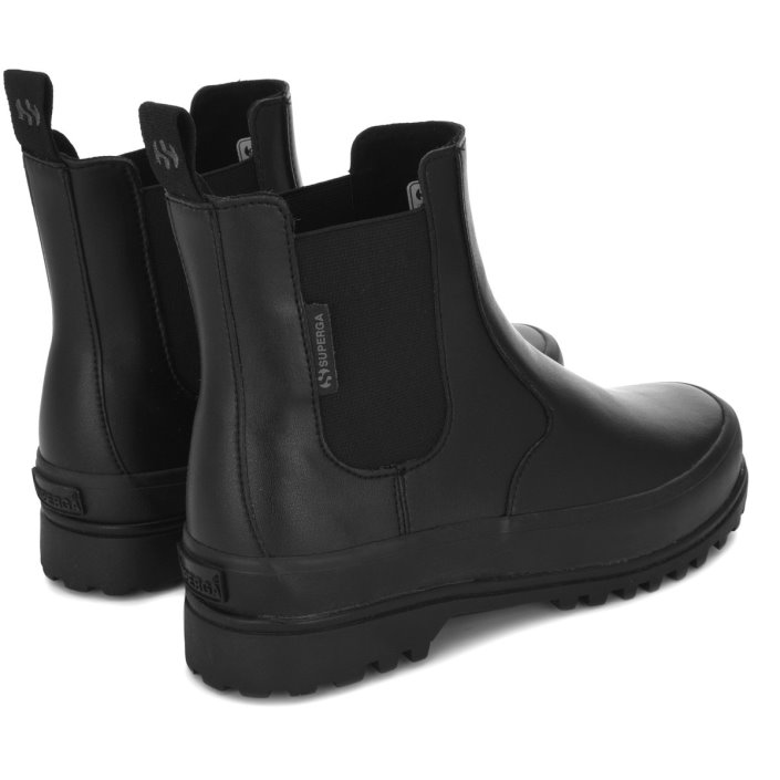 Superga Sale 2678 Alpina Faux Leather Total Black