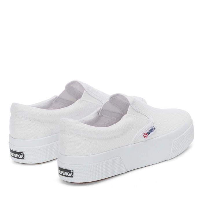 Superga Sale 2740 Platform Slip On White
