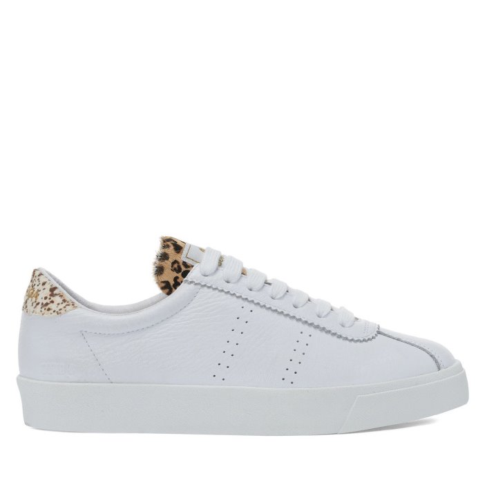 Superga Sale 2843 Club S Calfhair Details White Spots Leopard
