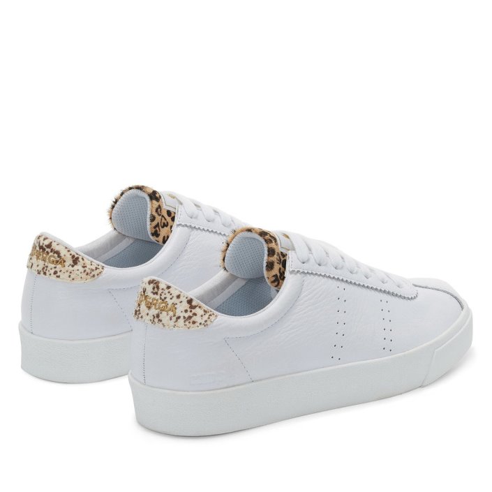 Superga Sale 2843 Club S Calfhair Details White Spots Leopard