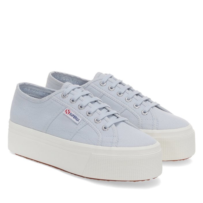 Superga Sale 2790 Linea Up Down Grey Lilla-F Avorio