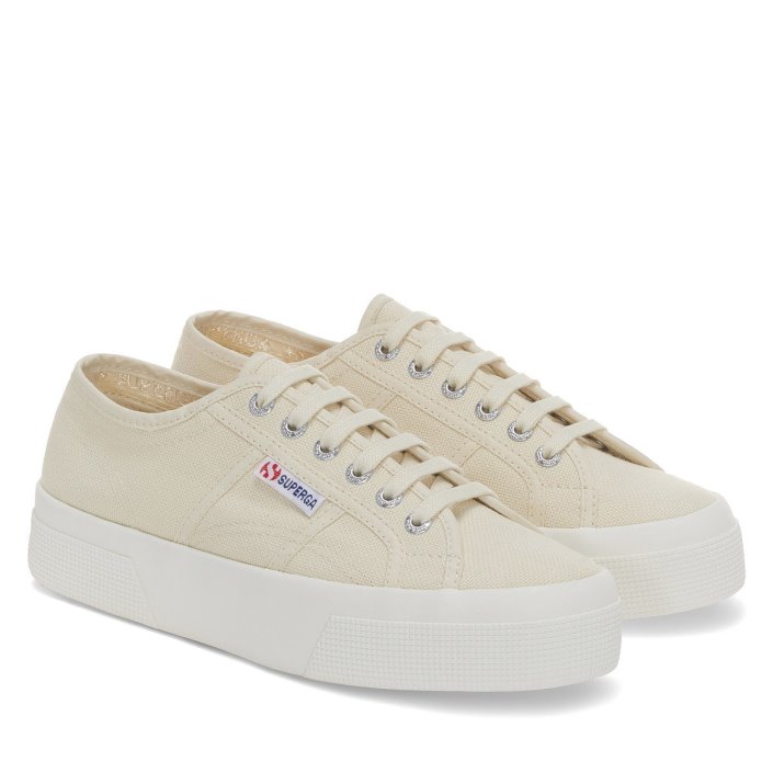 Superga Sale 2740 Platform Beige Lt Eggshell-F Avorio