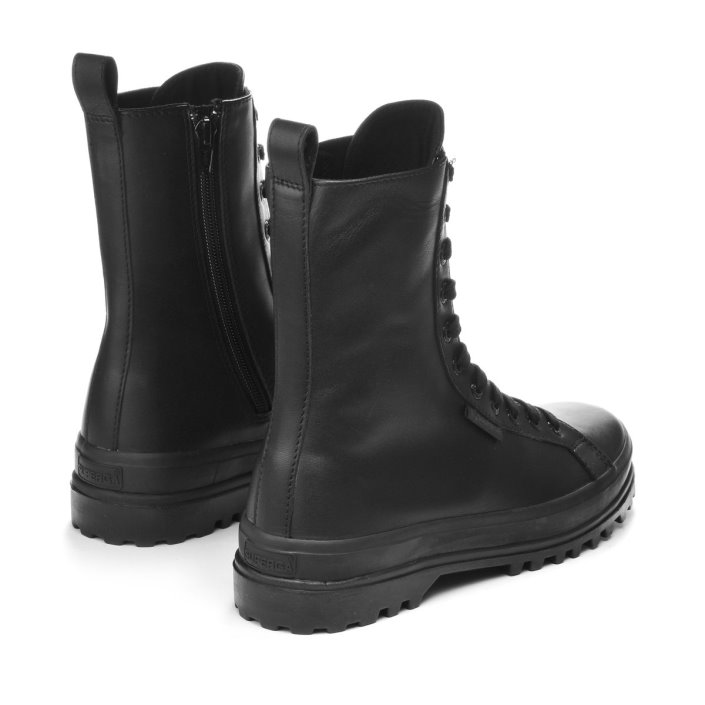 Superga Sale 2641 Alpina High Nappa Total Black Black