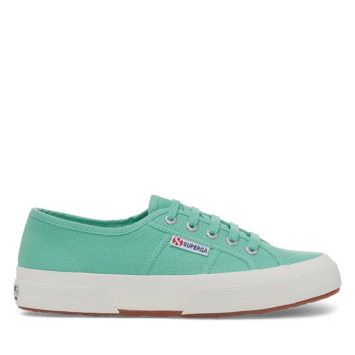 Superga Sale 2750 Cotu Classic Green Water-F Avorio